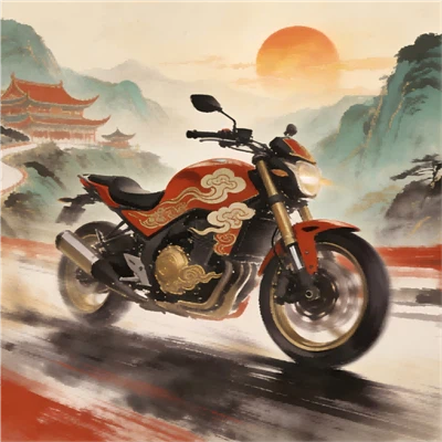 Chongqing Motorcycle Accelerated Running
